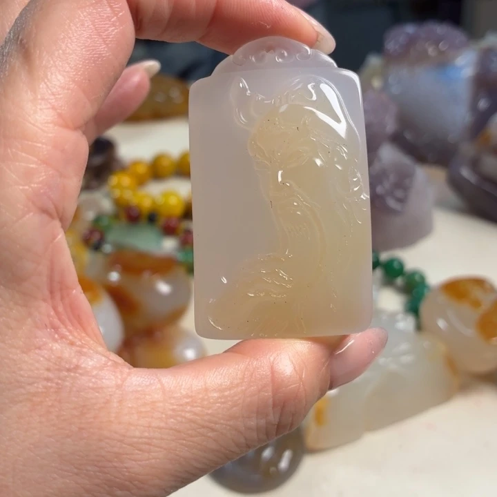 玛瑙/玉髓未镶嵌吊坠(不含链)