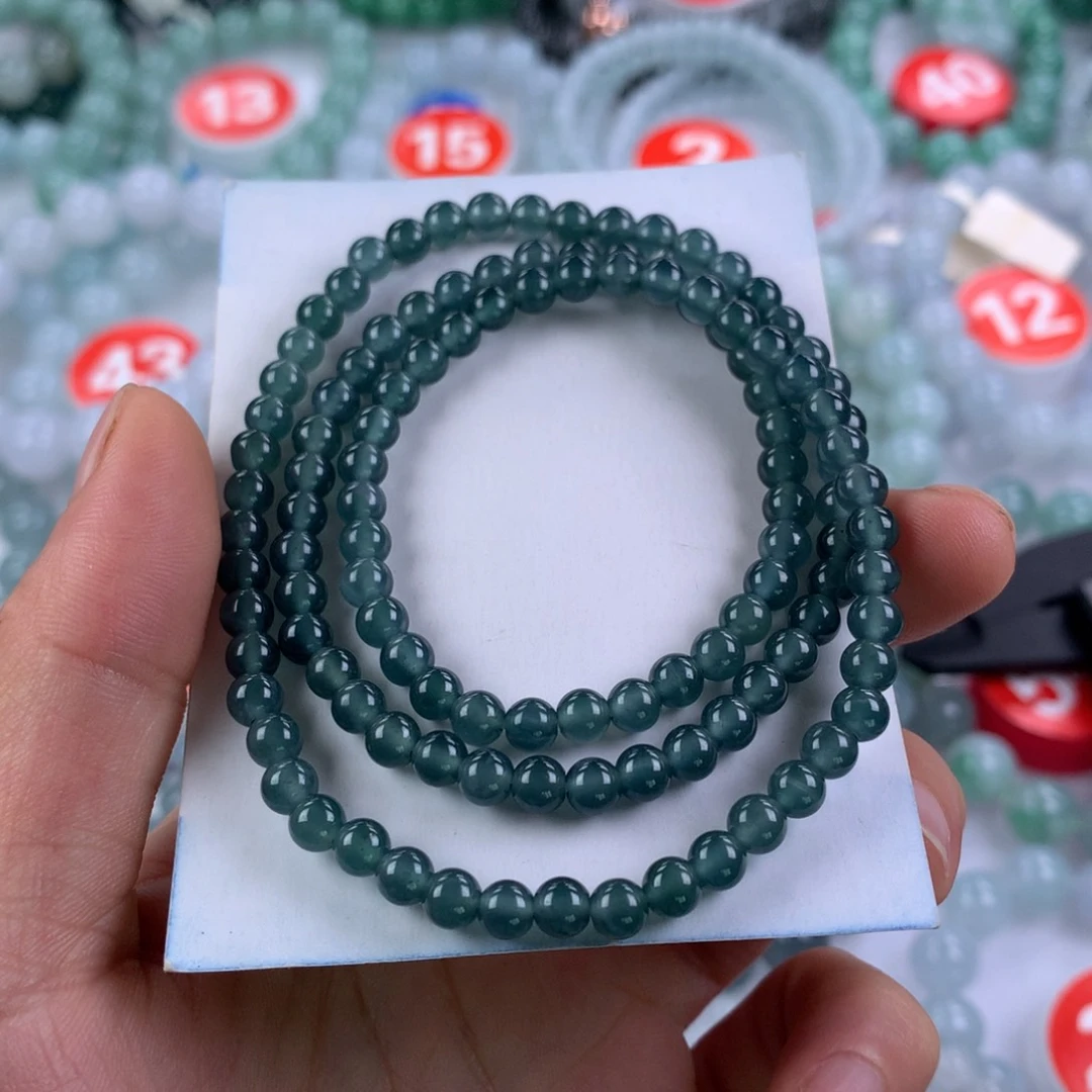 未镶嵌手链翡翠卡4.8