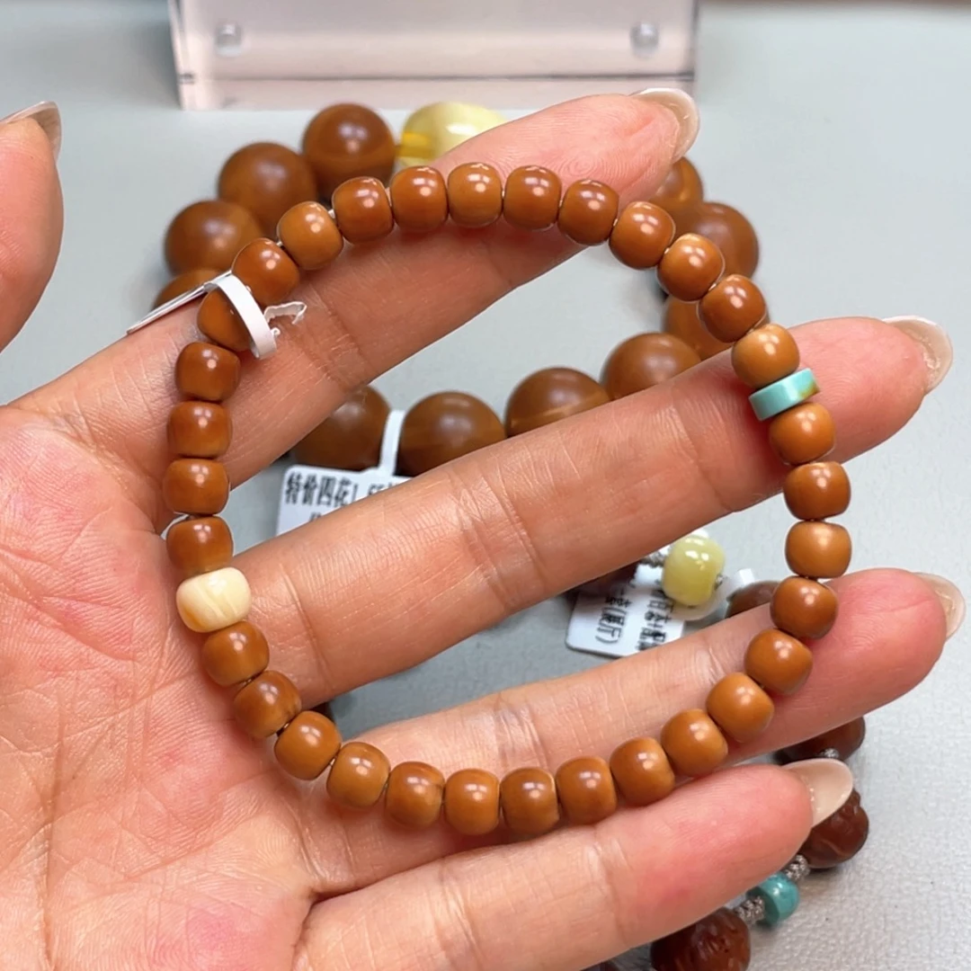 橄榄核吊坠核尖单圈