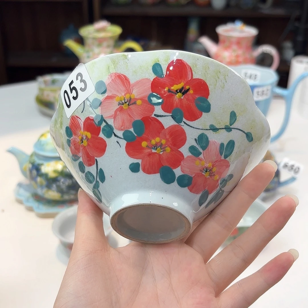 景德镇手绘高温釉下彩陶瓷茶具