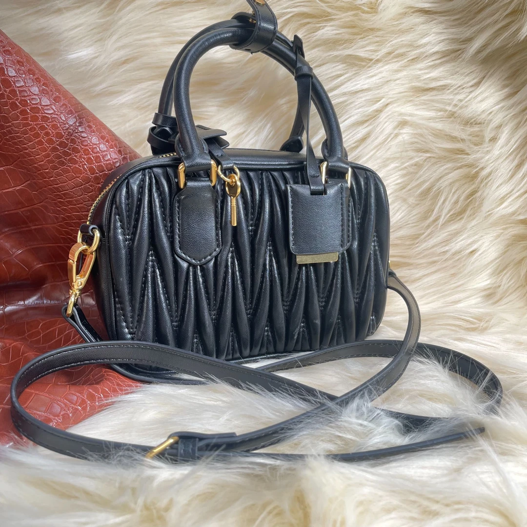 MUJU欧奢M03-黑色-高定手工女包