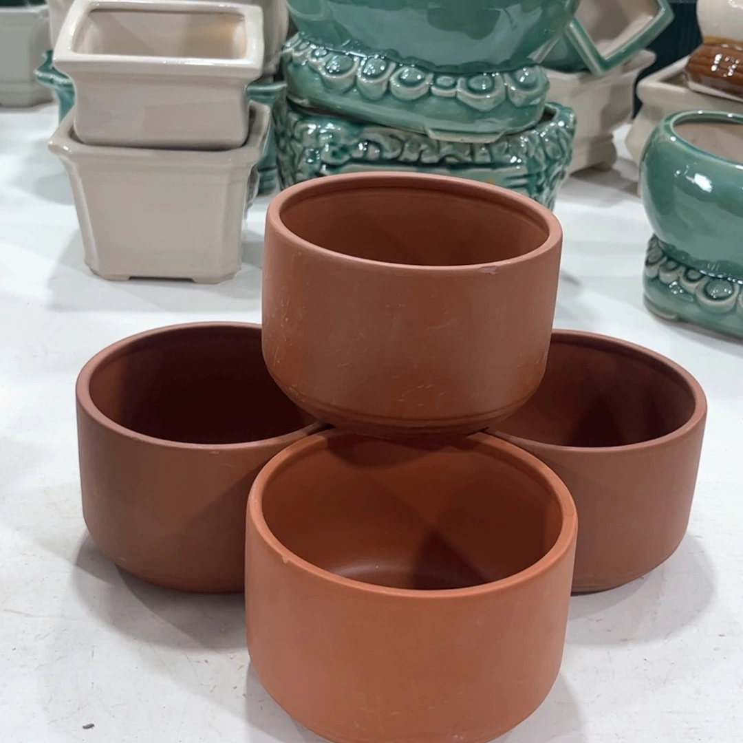 口径   12*8.5陶瓷绿植多肉微瑕花盆