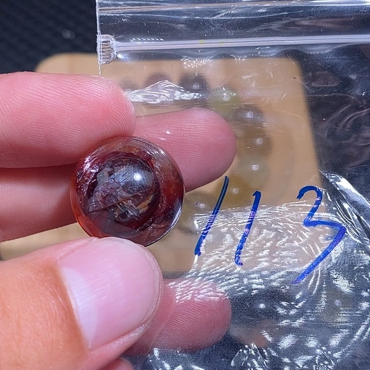 S****未镶嵌手链发晶天然水晶手串