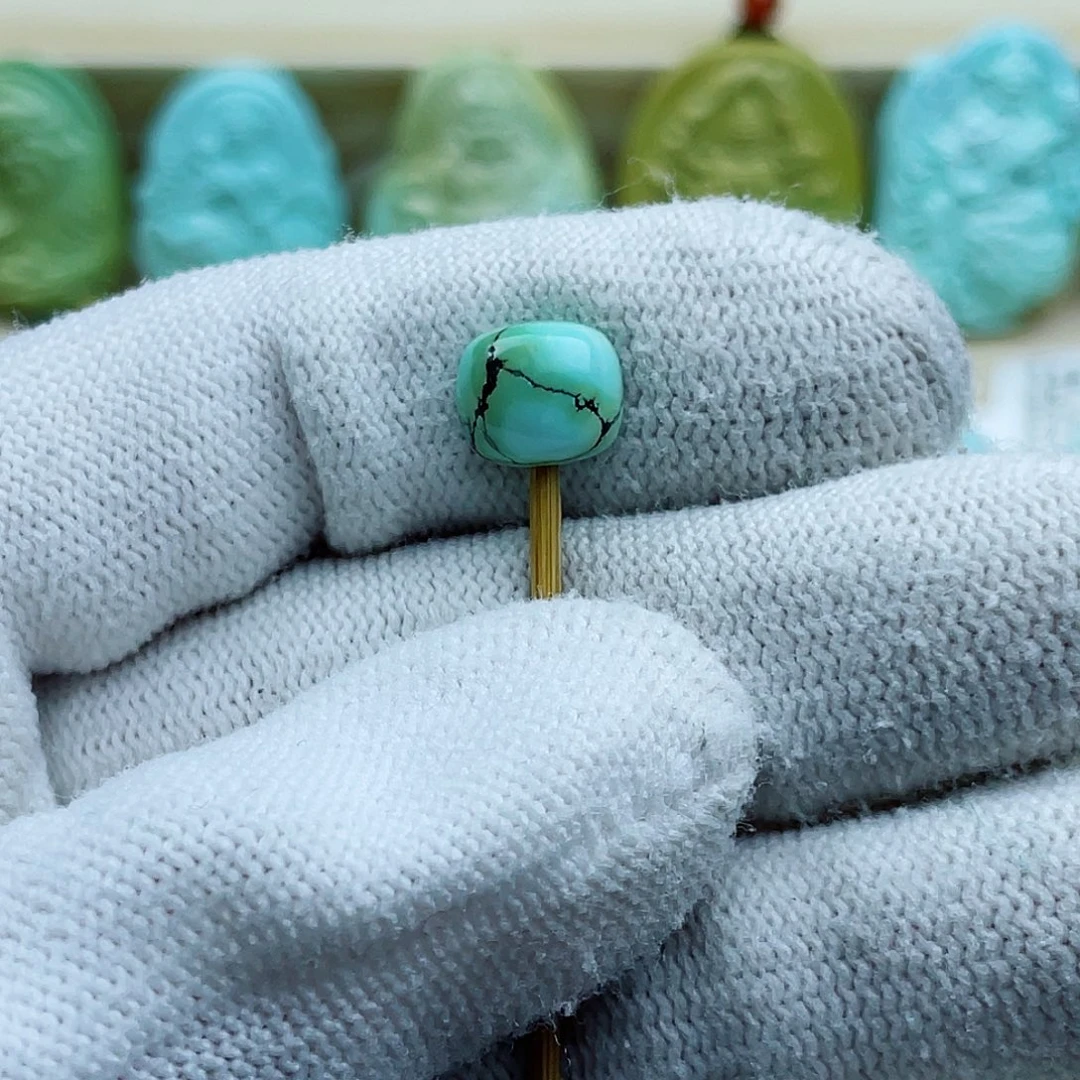 未镶嵌绿松石珠宝半成品