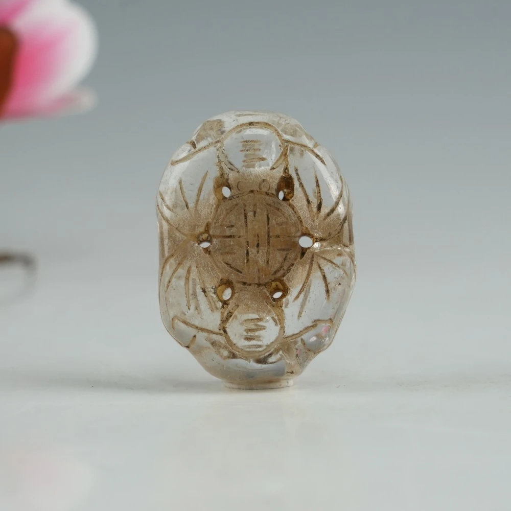 lot92438 清代 水晶福寿坠
