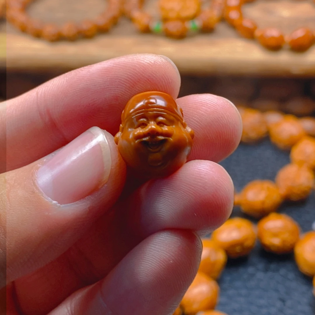 手串/手链橄榄核一青老师1.55×1.65铁核财神头
