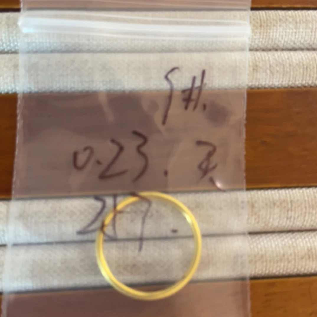 克重0.23 9号 满天星戒指 足金999