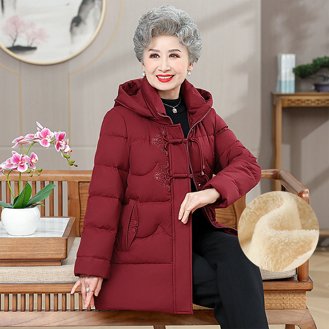 【大唐夫人】317加绒加厚外套 三色可选