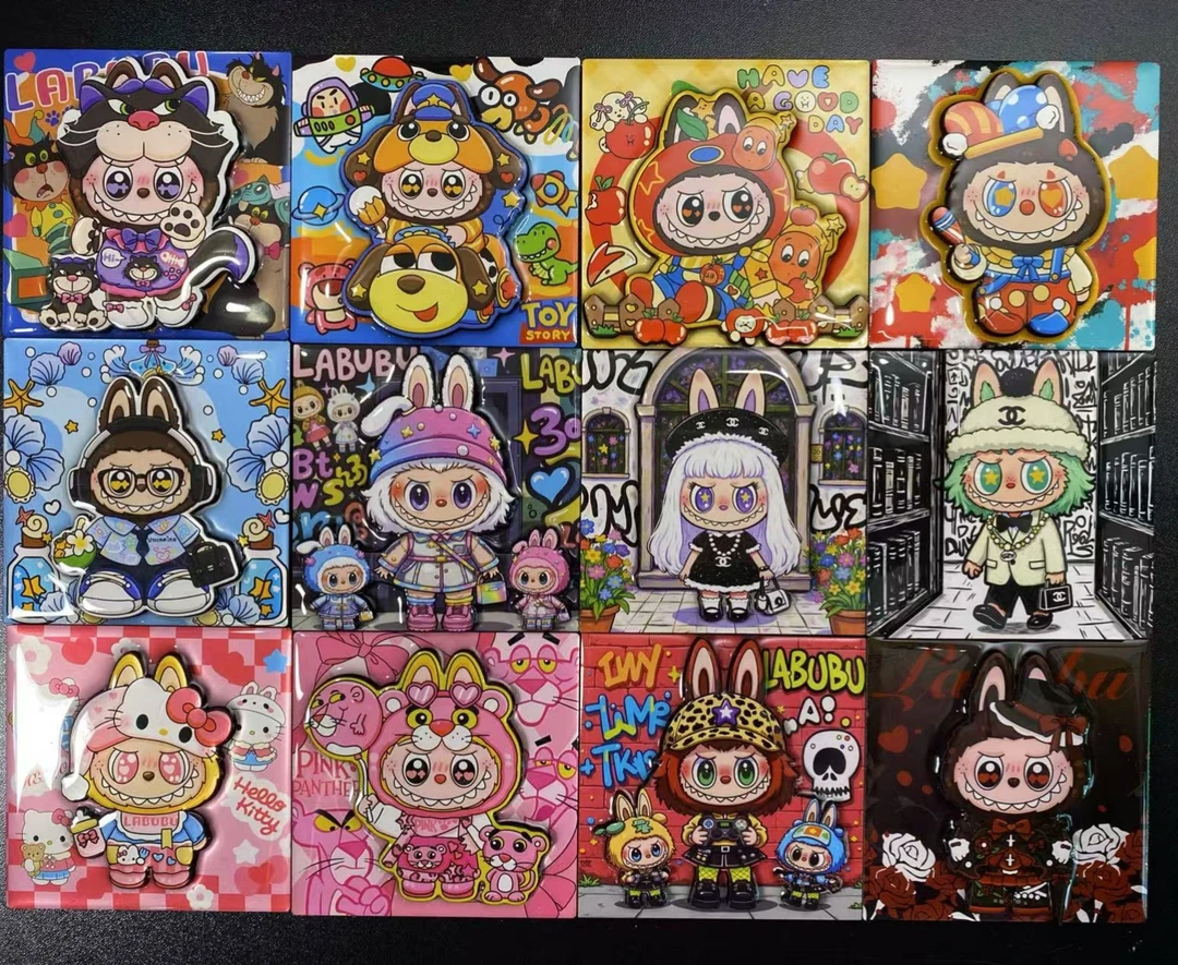 【直播清仓自选】国潮文创城市文旅流沙亚克力磁吸滴胶冰箱贴