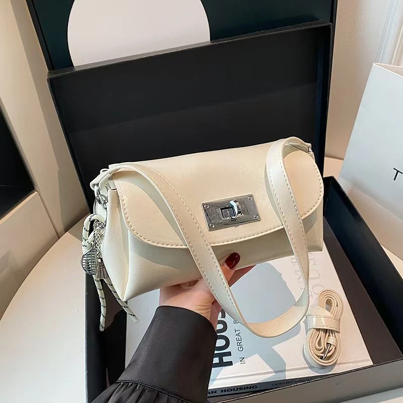 1173 白色（长20厘米高10厘米）时尚百搭包包（无礼盒）不带挂件