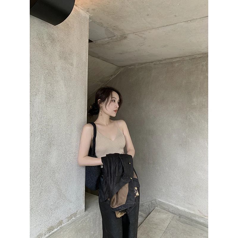 私服吊带  60/2超细16针织机羊毛|细腻亲肤 打底背心QH241022