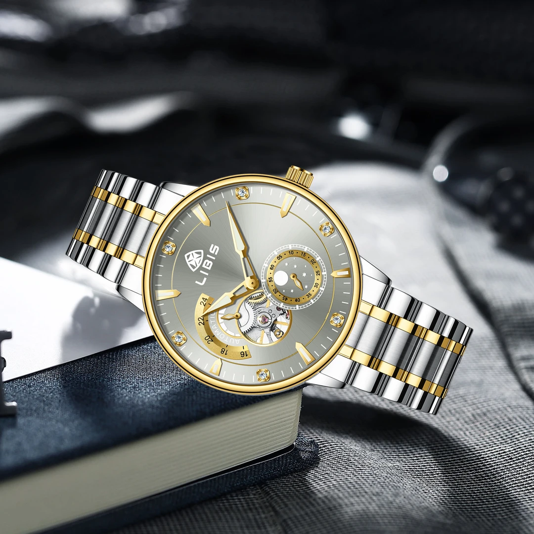 【正品直发】新款飞行员系列高级防水夜光全自动机械腕表P