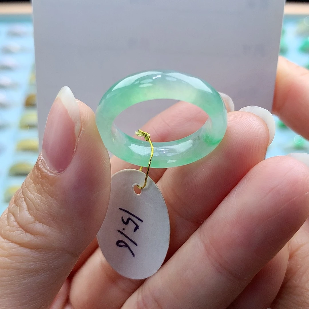 翡翠戒指未镶嵌1516圈