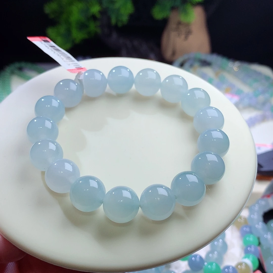 未镶嵌手串翡翠卡12mm