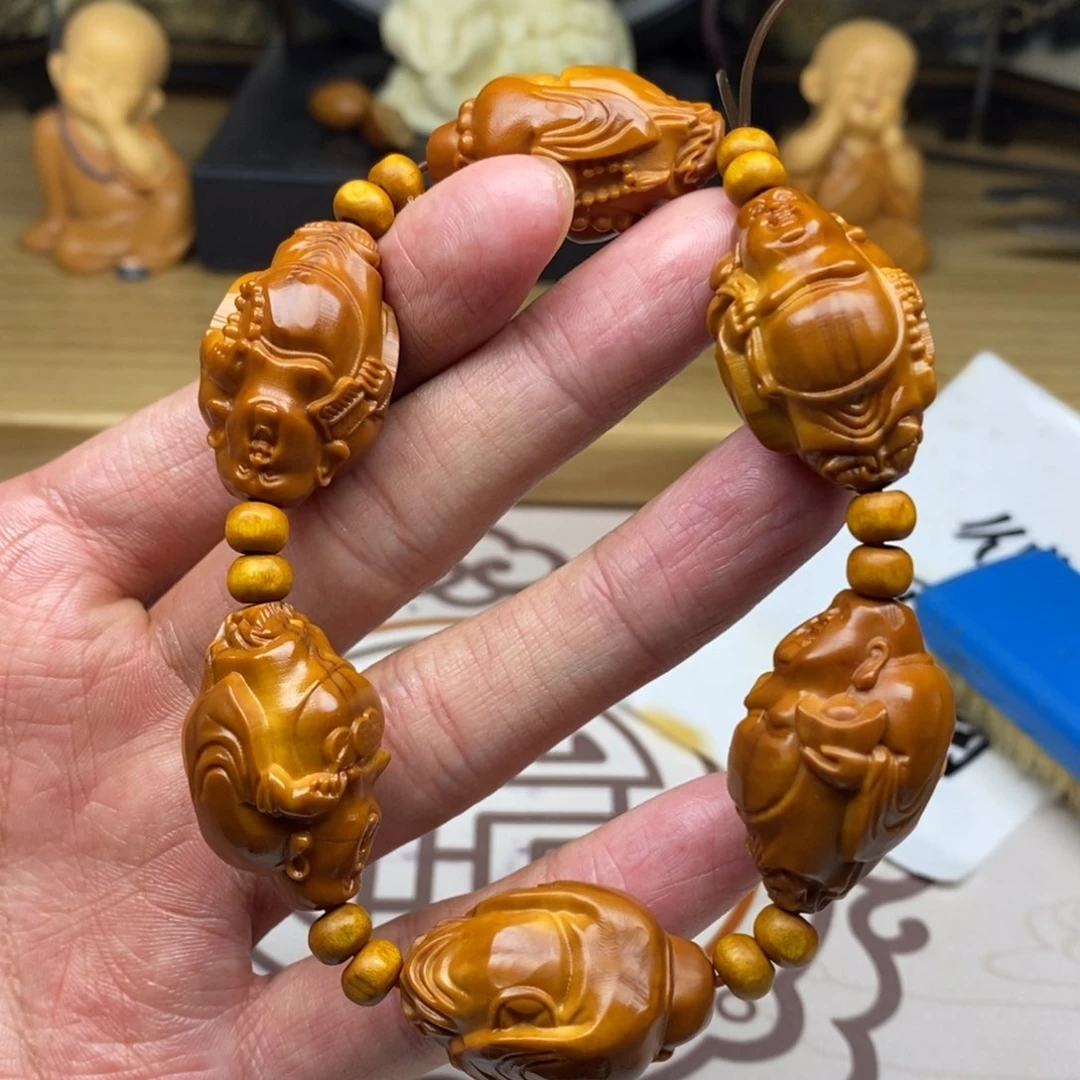 橄榄核手串/手链橄榄核雕工艺手串