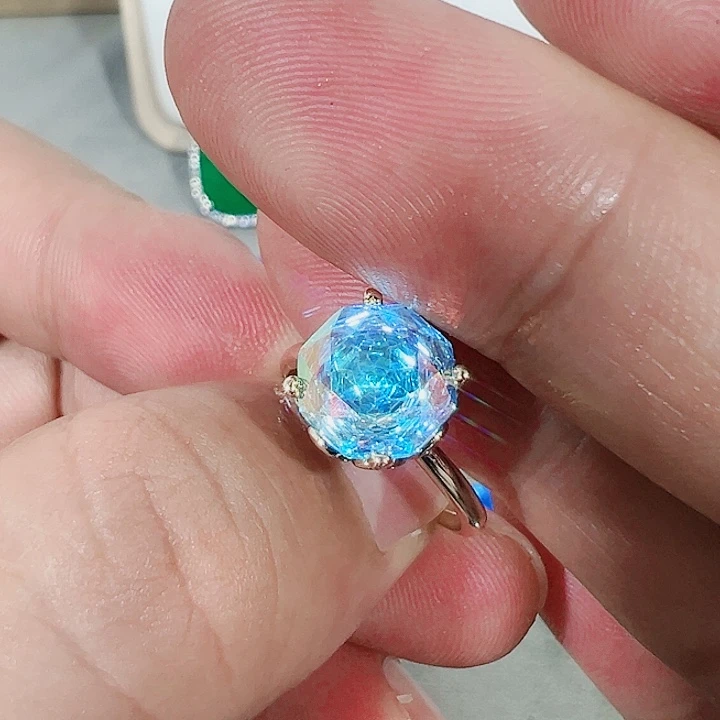 钨金无红宝蓝宝满钻镶嵌大宝贝