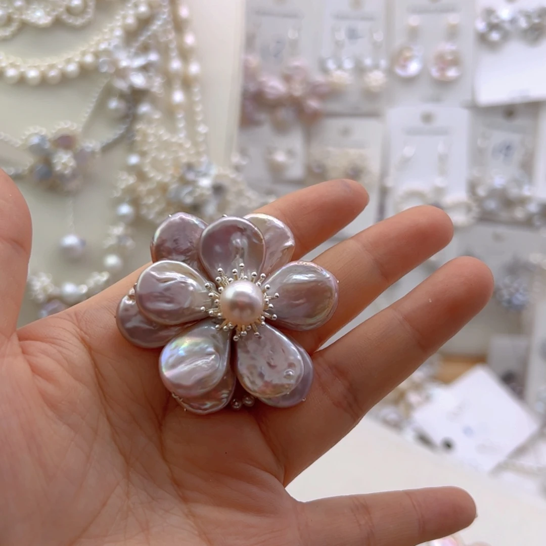 ᨳ***°淡水珍珠吊坠未镶嵌