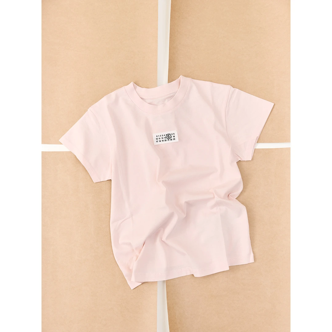 MM6 设计师品牌 26早春 小标圆领纯色短袖tee SOLSOL买手店