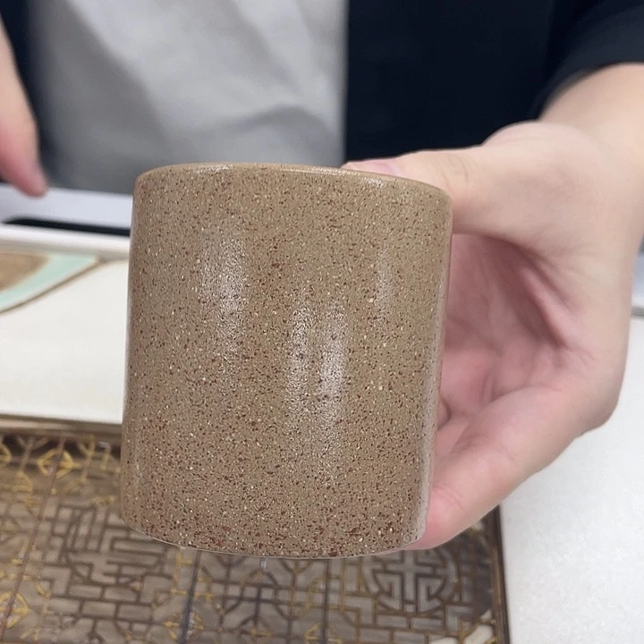 茶杯紫砂五彩段泥