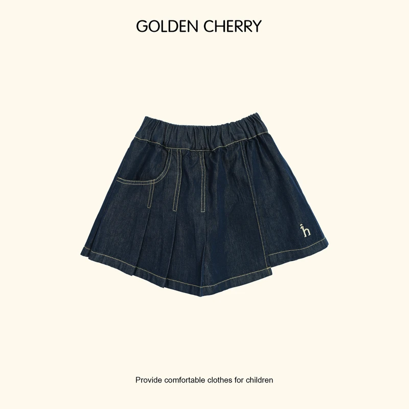 【金樱桃Golden cherry】小童莱赛尔系绳h小标不规则裤裙285166