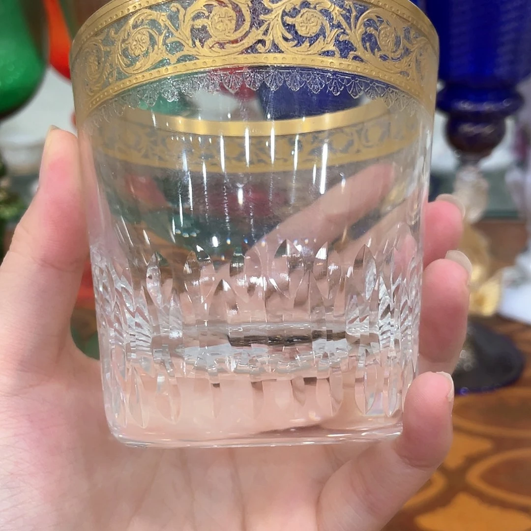 摆件中古一等水晶杯