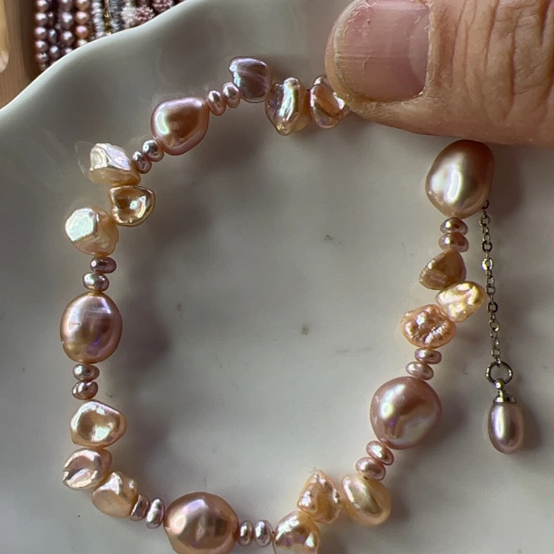 手绳合金淡水珍珠058