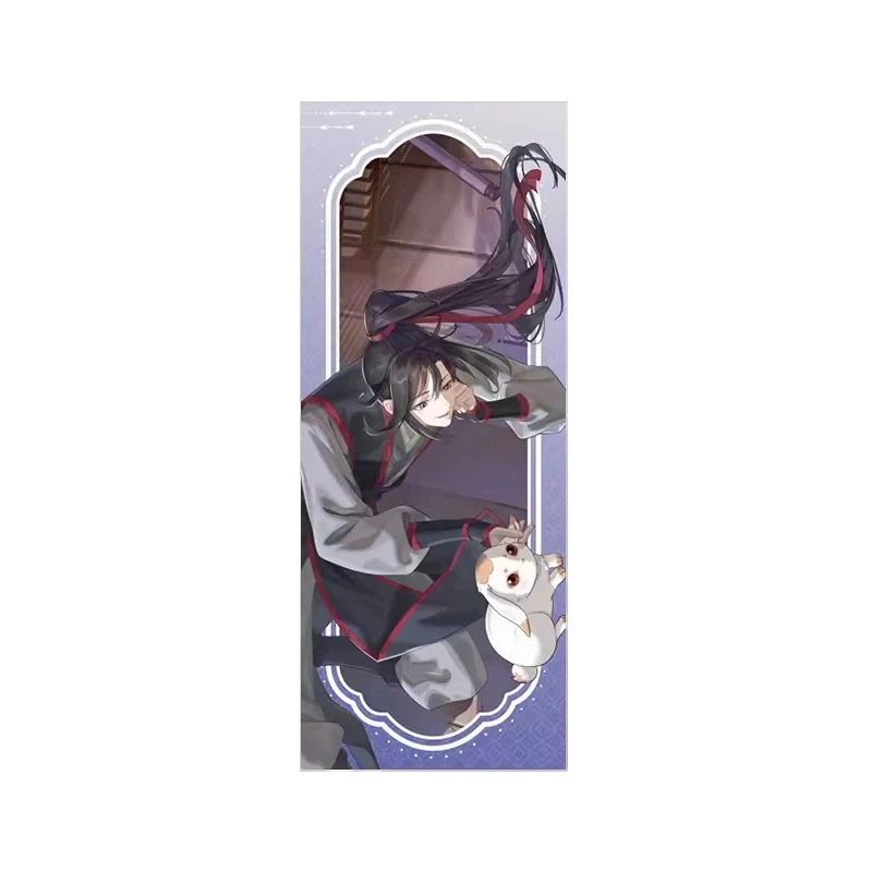 官方正品魔道祖师动画闲庭嬉兔蓝忘机款魏无羡款单人镭射票透卡