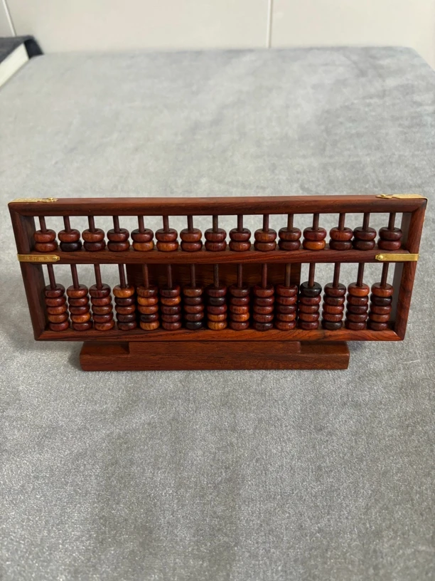 大红酸枝算盘摆件21-8