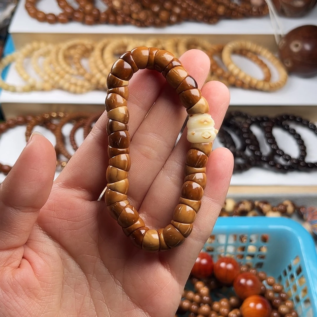 库克手串瑕疵瑕疵有裂9大肠手串