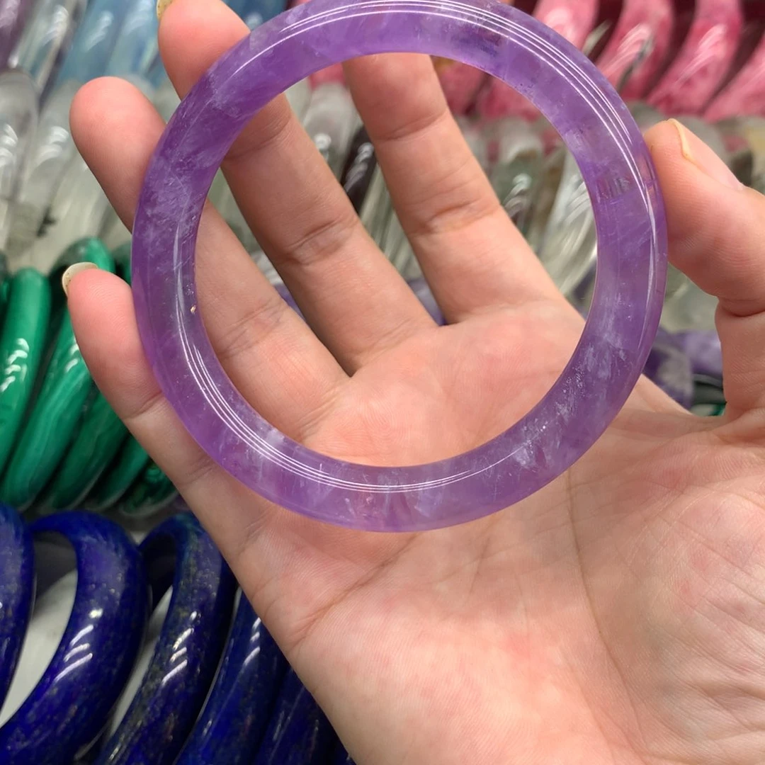 水晶手镯未镶嵌紫水晶