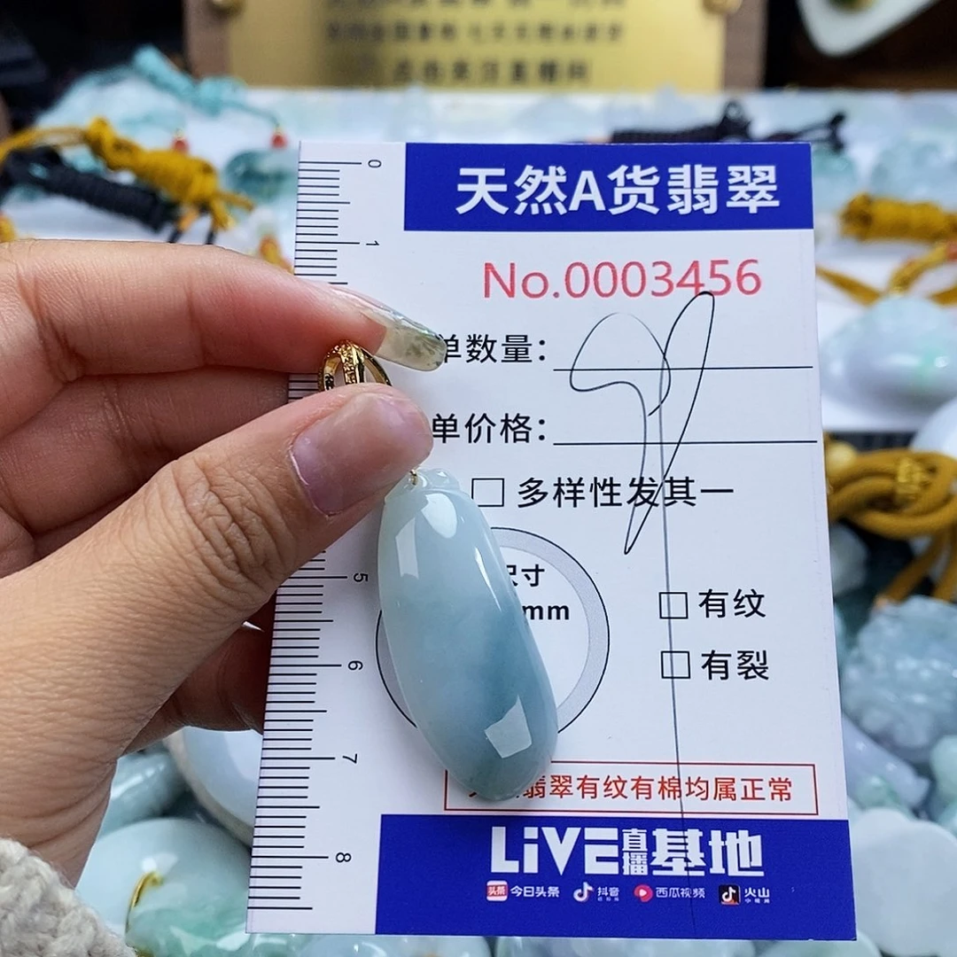 翡翠未镶嵌颈饰3456