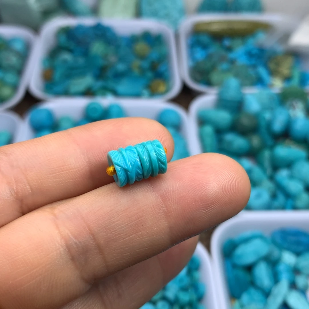 绿松石未镶嵌吊坠(不含链)