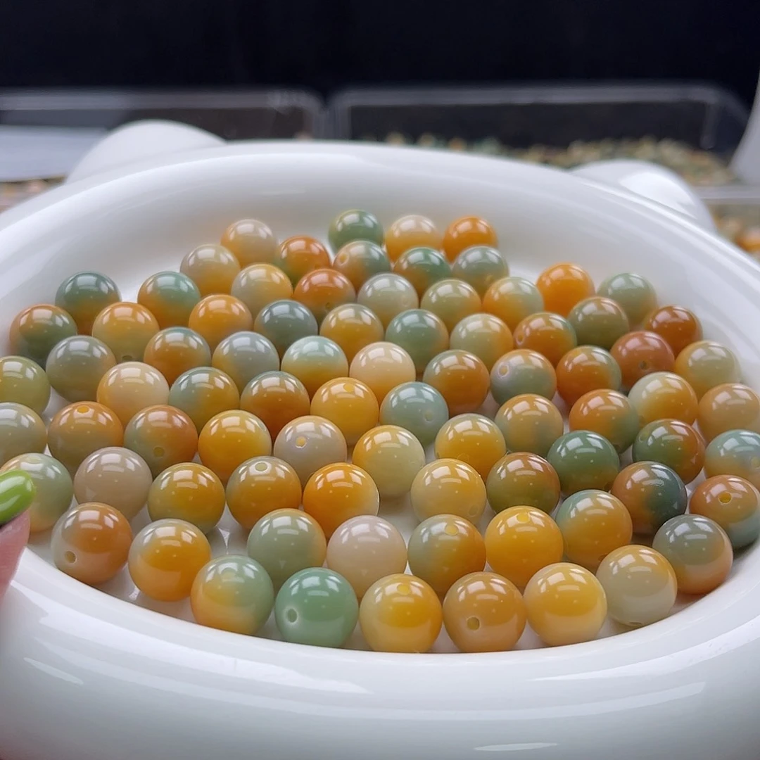 白玉菩提吊坠Q/12mm/55颗
