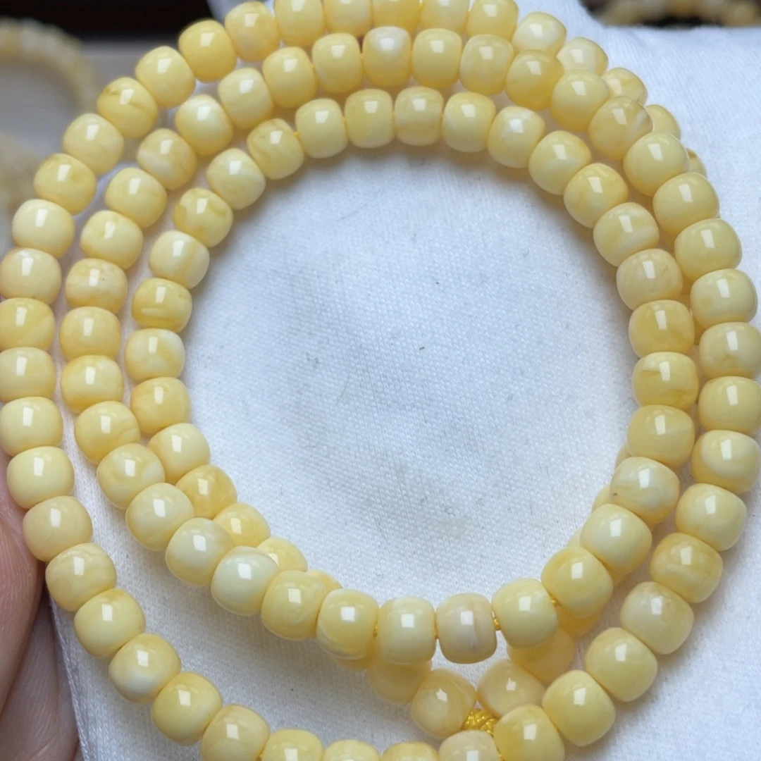 裸石蜜蜡未镶嵌6.5m蜜蜡手串