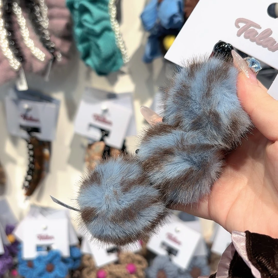 皮质铁合金发饰发夹