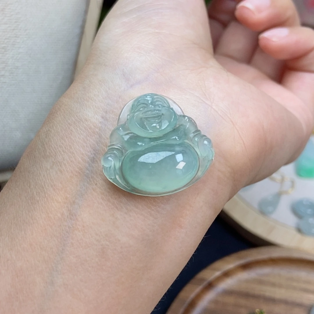 翡翠未镶嵌颈饰露*翡翠