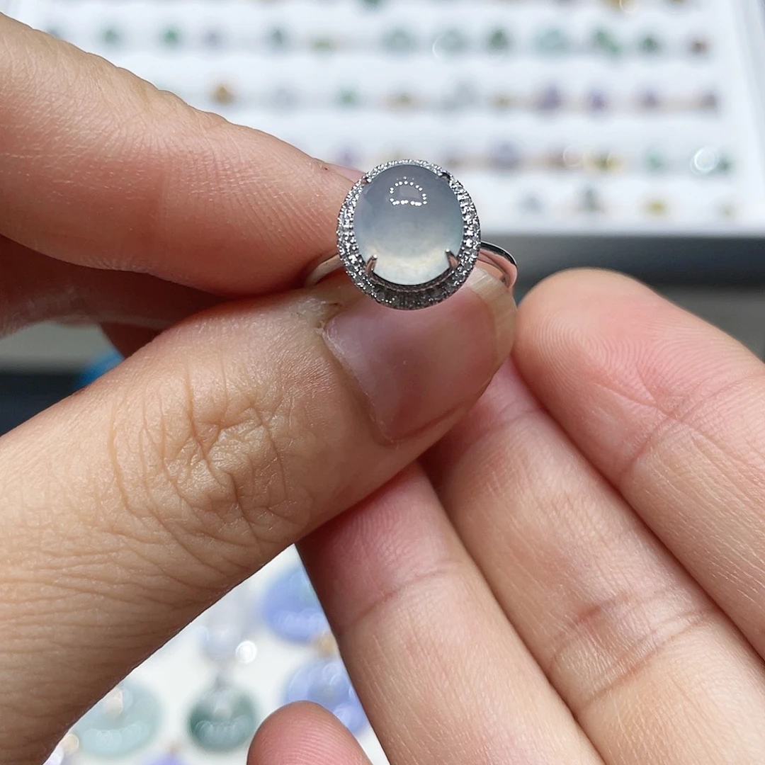 【闪购商品】翡翠18K金镶嵌吊坠(不含链)