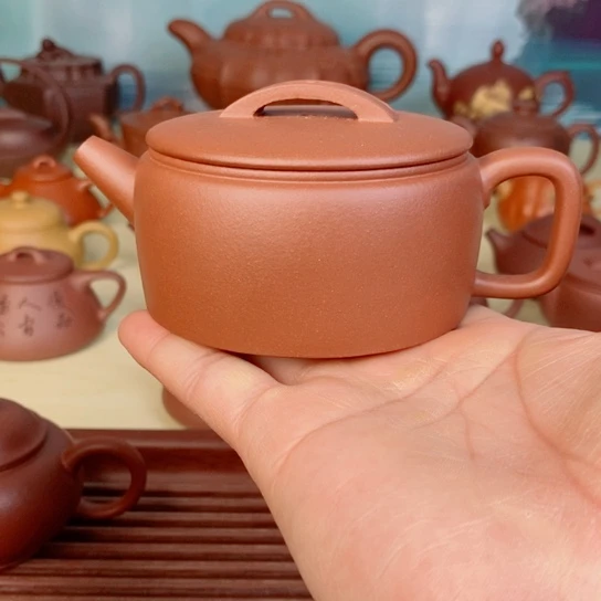 紫砂茶壶汉瓦180cc半手工