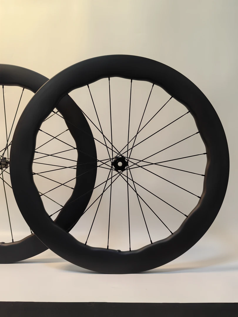 超轻碳纤维公路车碟刹轮组支持定制钢辐条棘轮花鼓