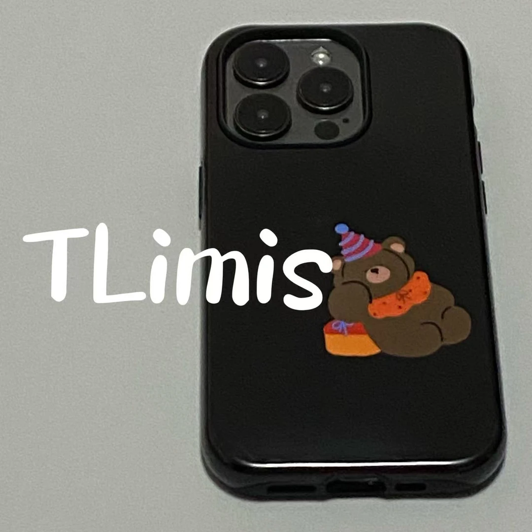 二合一保护壳16手机壳12/13/14pro抗摔可爱11/15pro松弛小熊