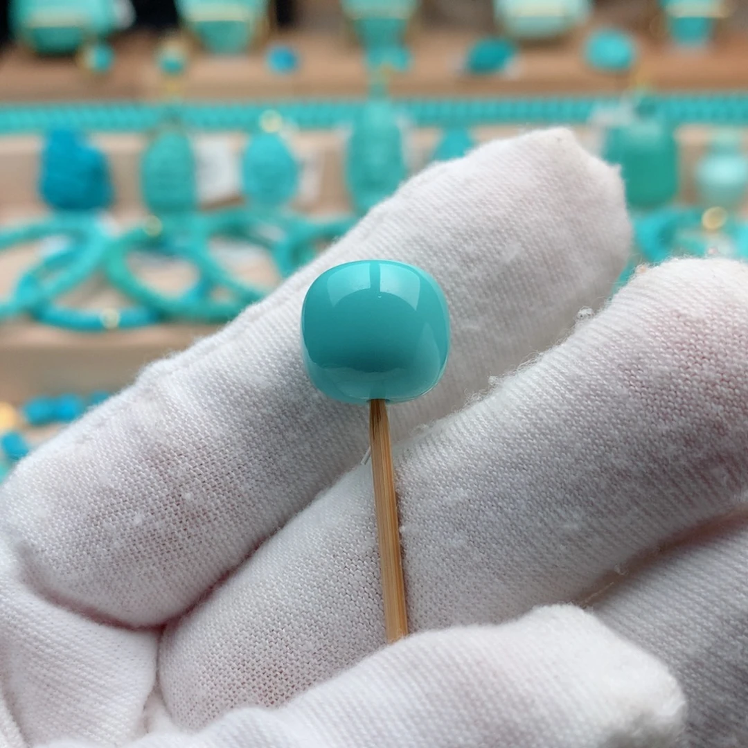 绿松石未镶嵌珠宝奇石13mm