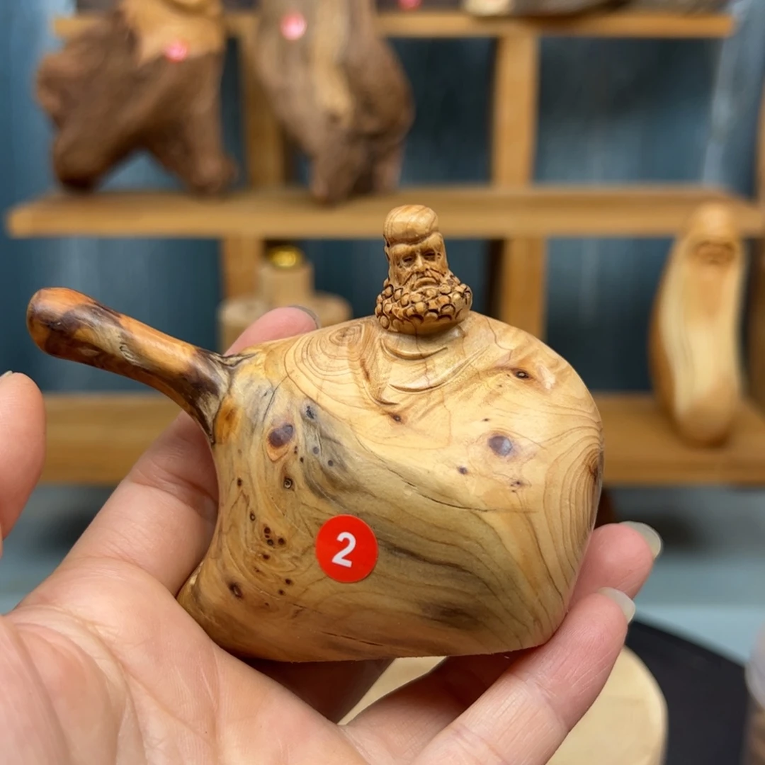 用***3木崖柏木摆件手把件，