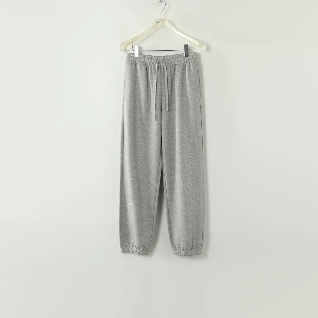 AP洛哥43141KV【卷笔刀】棉+天丝弯曲松紧系带束脚休闲卫裤2024秋