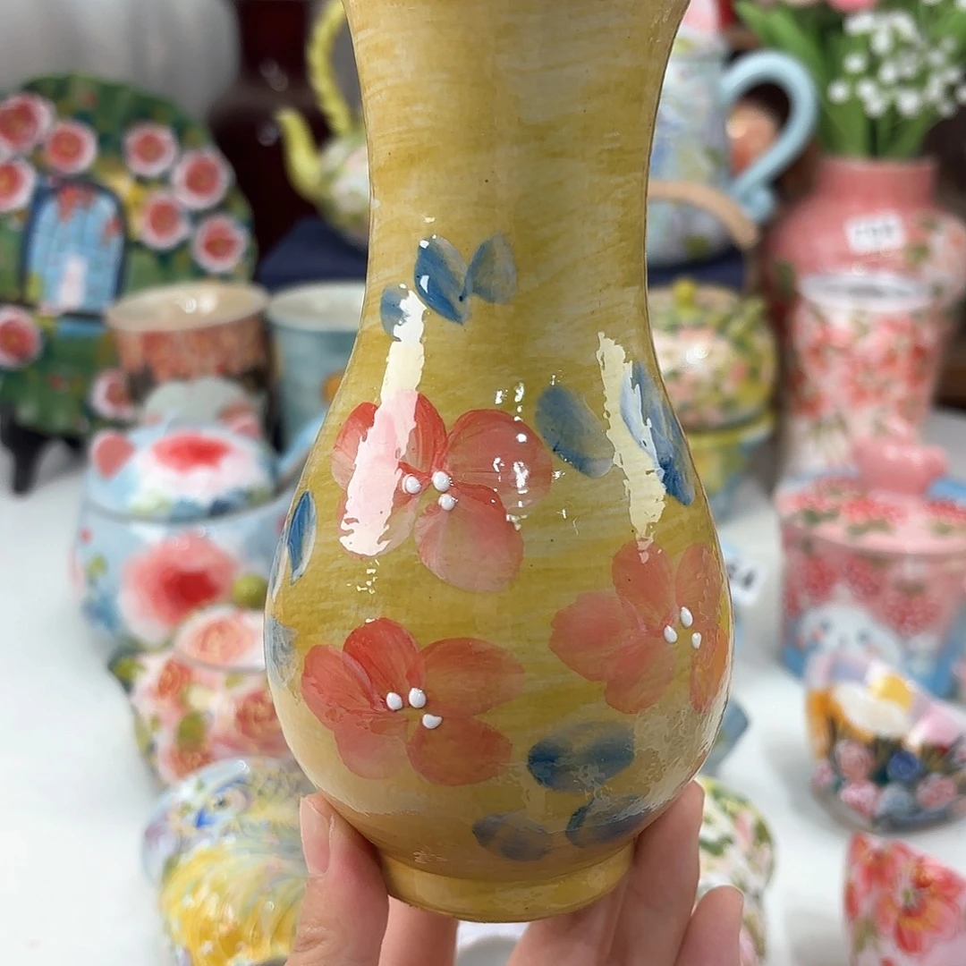 景德镇手绘高温釉下彩陶瓷茶具