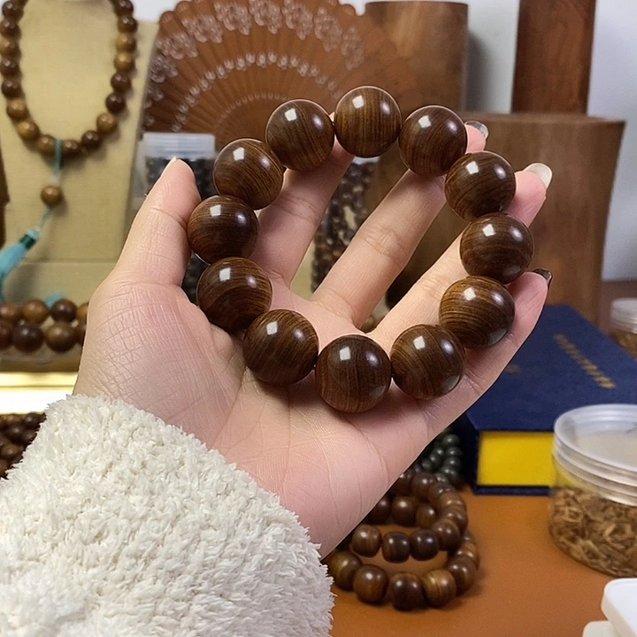 老山檀香黑肉沉水2.0手串