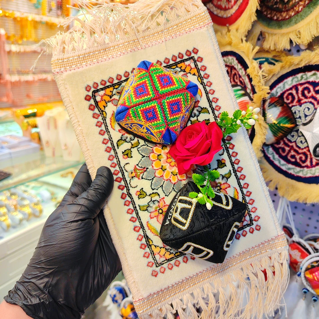 民族风带流苏花卉垫立体挂饰车内装饰瞬间提升格调