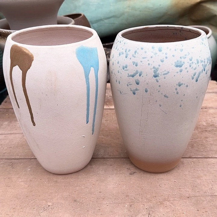 红陶微瑕花盆处理来啦