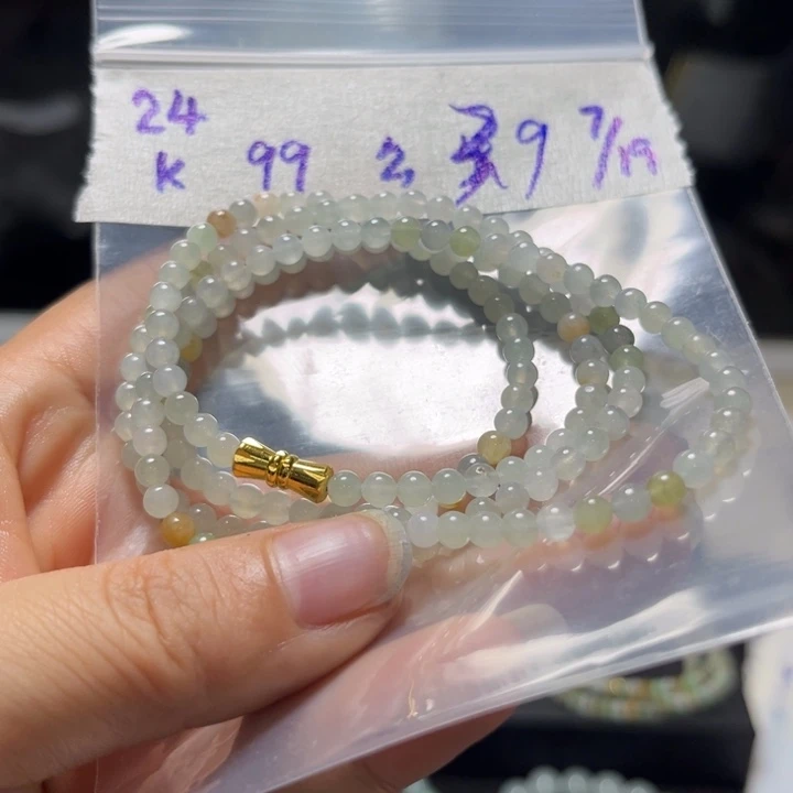 定制翡翠未镶嵌项链