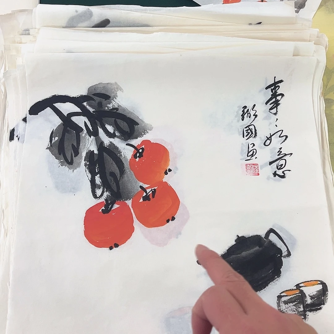 国画宣纸国画纯手绘作品