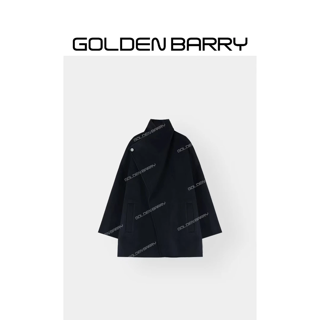 GOLDENBARRY|140069“自在领界”自由领短款大衣